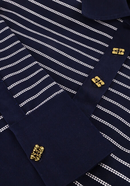 Donkerblauwe GANNI Truien/vesten SINGLE PIQUE PEPLUM POLO - large