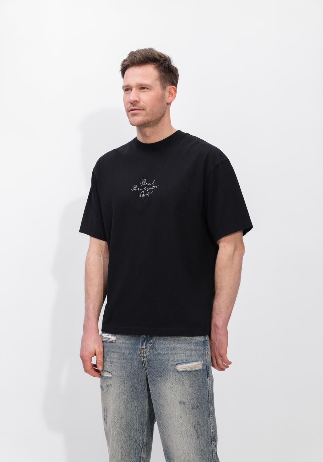 Zwarte AXEL ARIGATO T-shirt PARIS CITY T-SHIRT - large