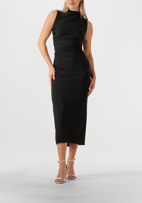Zwarte ROSEMUNDE Maxi jurk BILLIE SL LONG DRAPE DRESS - large