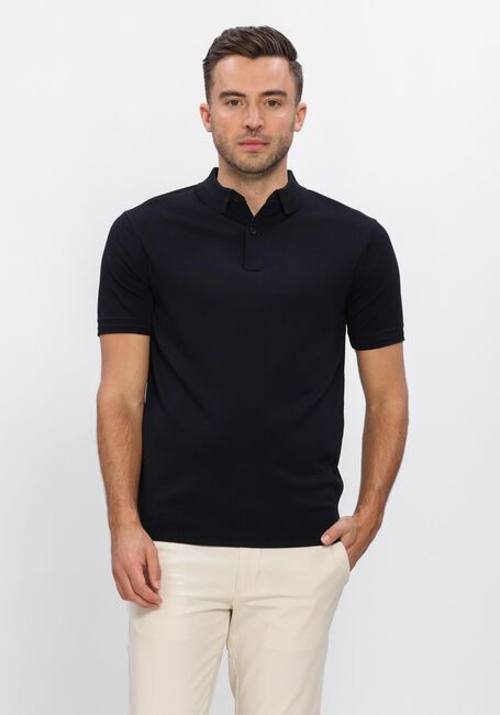 Donkerblauwe GENTI Polo POLO 2 BUTTON SS 1260 - large