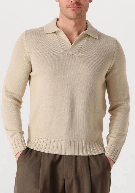 Zand FILIPPO DE LAURENTIIS Trui POLO SKIPPER ML MERINO E FINE - large