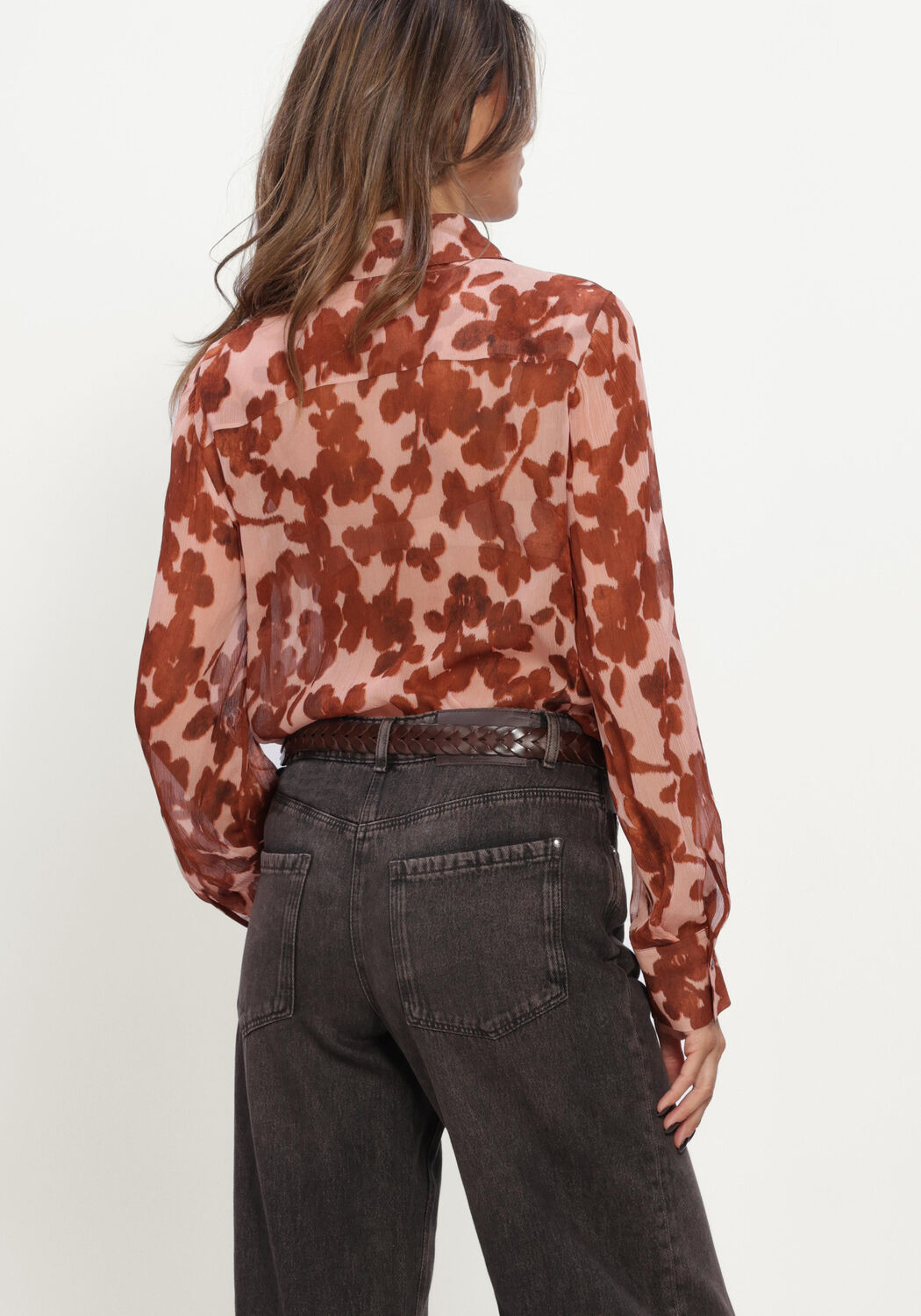 Lichtroze LUISA CERANO Blouses BLUSE MIT FLOWER-PRINT - large