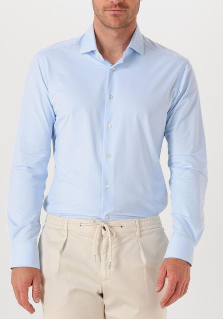 Lichtblauwe XACUS Casual overhemd ACTIVE SHIRT 558ML - large