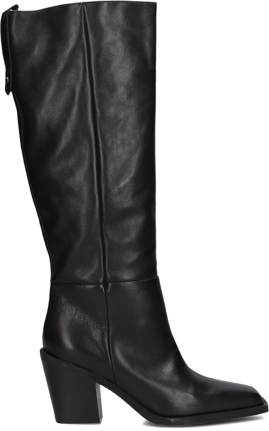 Blasz Hoge Laarzen Dames 12, Maat: 38, Materiaal: Leer, Kleur: Zwart