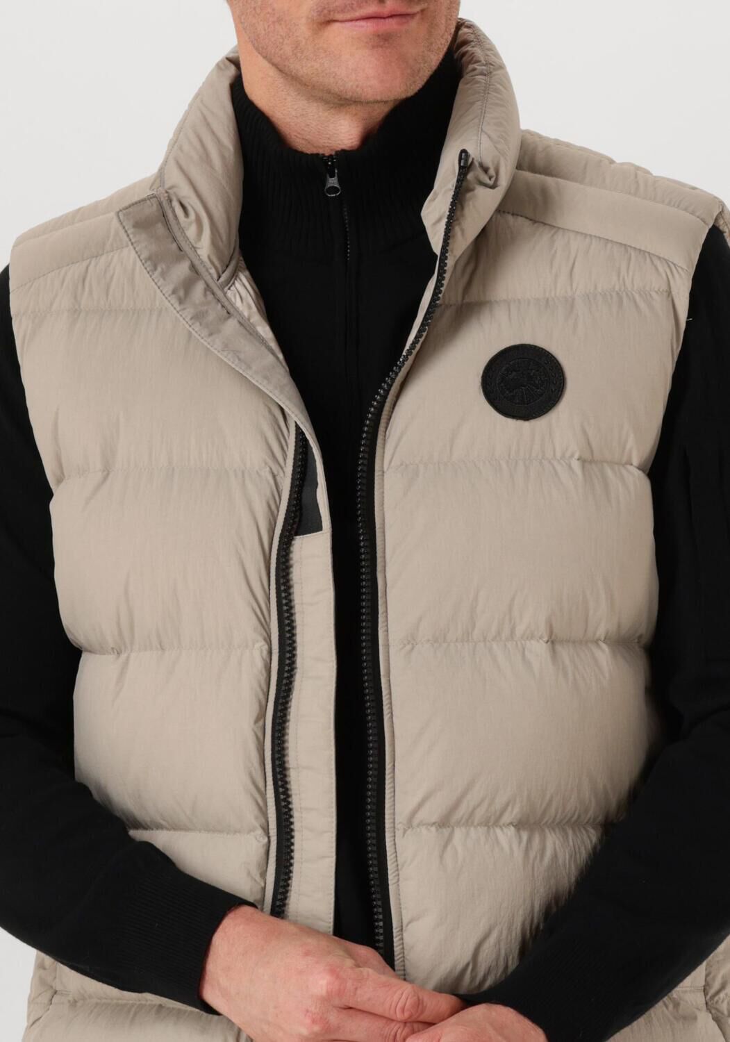 Beige CANADA GOOSE Bodywarmer CROFTON VEST BODYWARMER - large