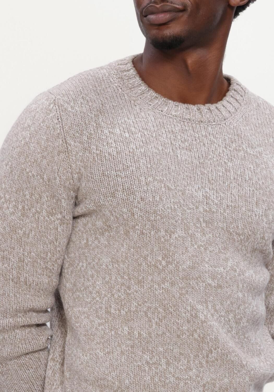 Beige GRAN SASSO Polo CREW L/SLV - large