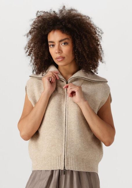 Beige KNIT-TED Vest MAY - large