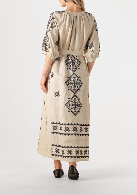 Ecru GREEK ARCHAIC KORI Maxi jurk 230652 - large