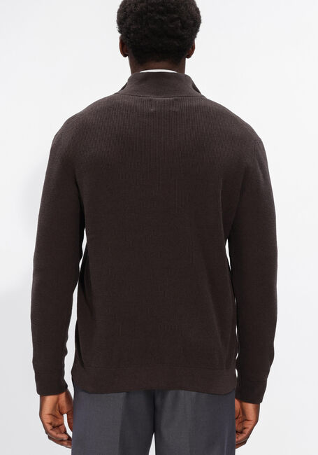 Bruine NN.07 Trui DANNY HALF ZIP 6429 - large