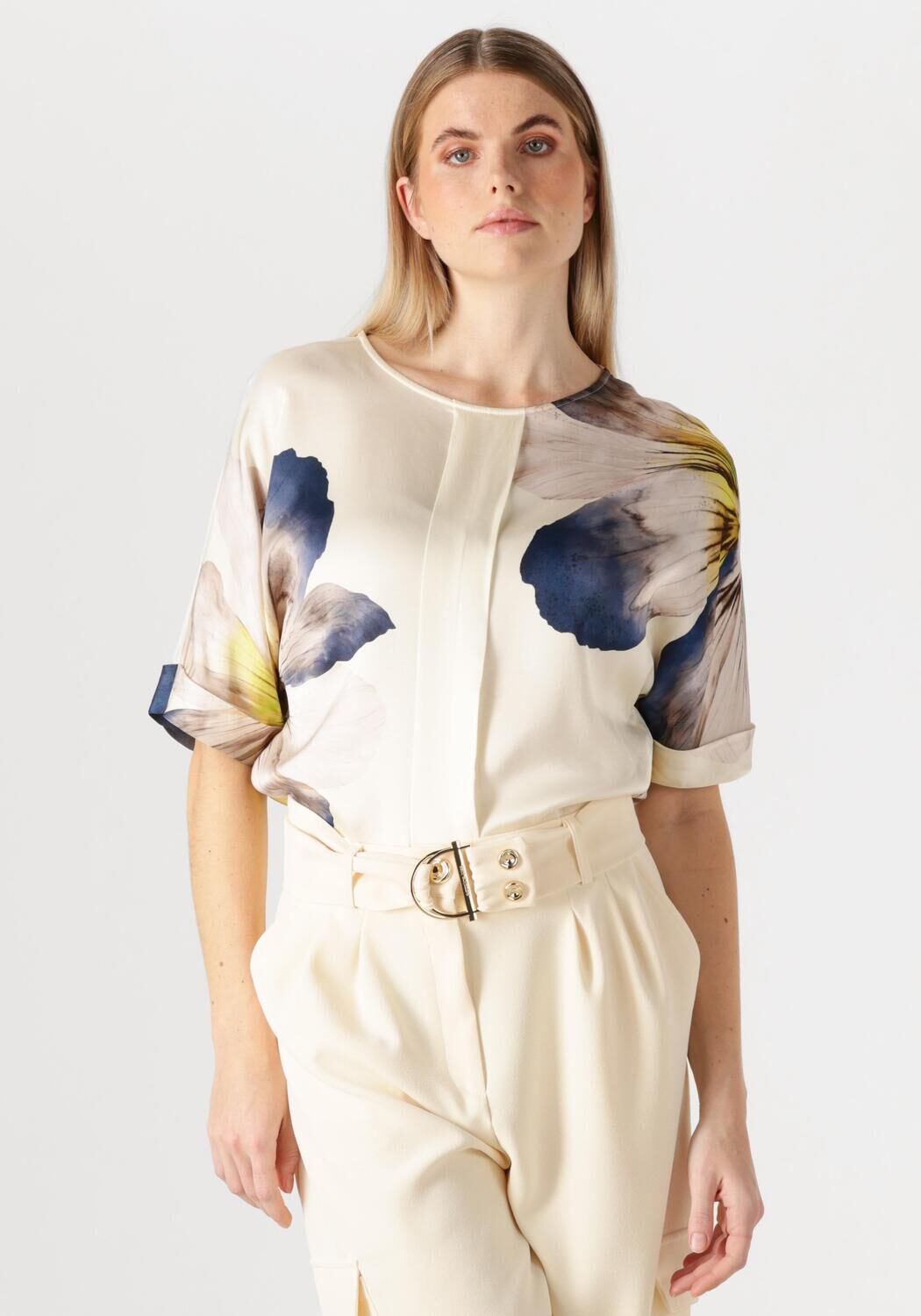 Caroline Biss Blouse Dames 1611, Maat: 36, Kleur: Wit