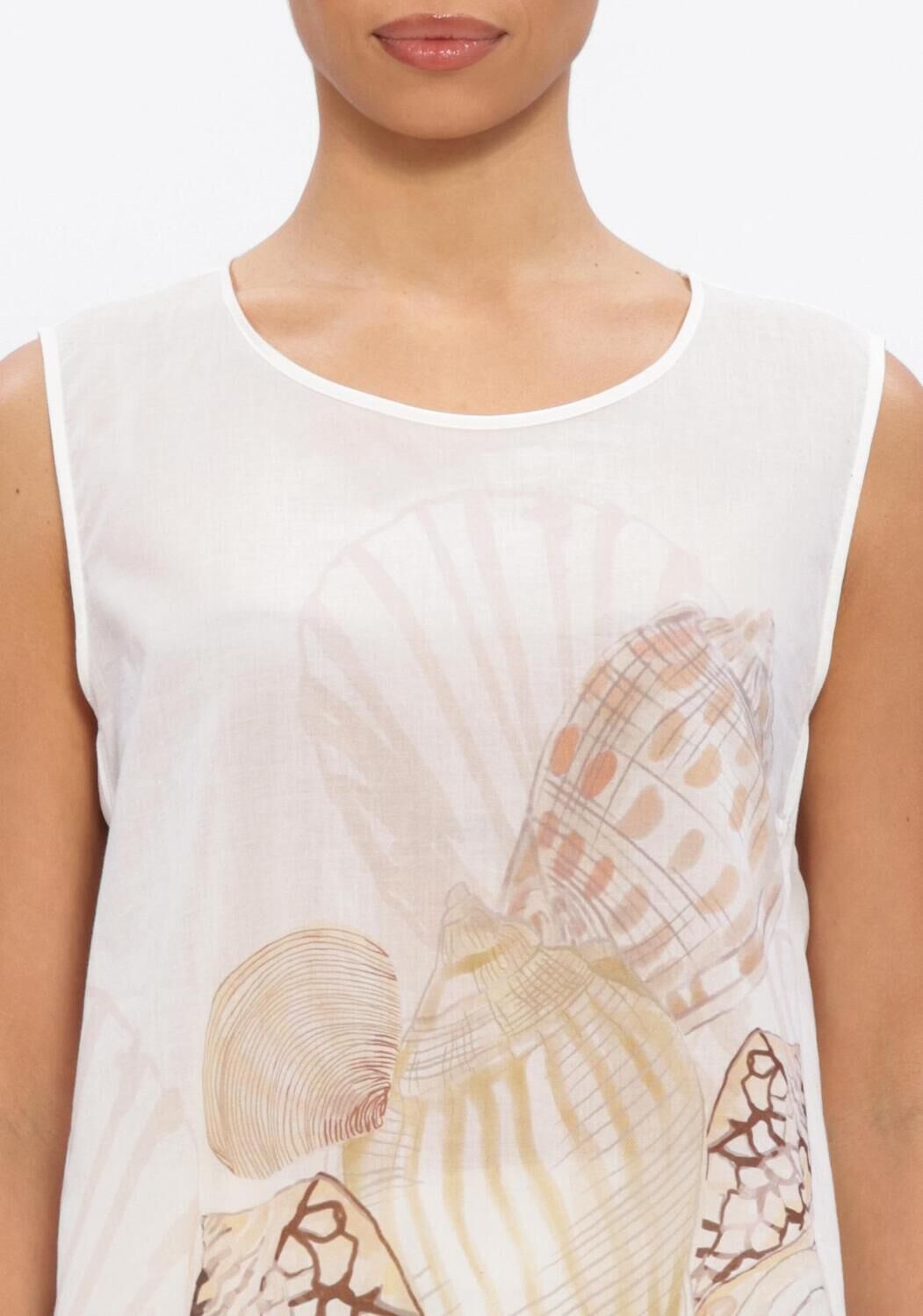 Witte MARC CAIN COLLECTION Tops & T-shirts AC 61.23 J58 - large