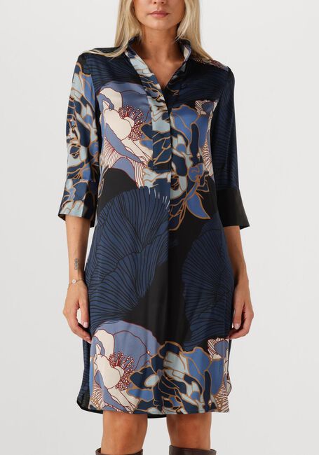 Donkerblauwe DEA KUDIBAL Mini jurk KAMILLES - large