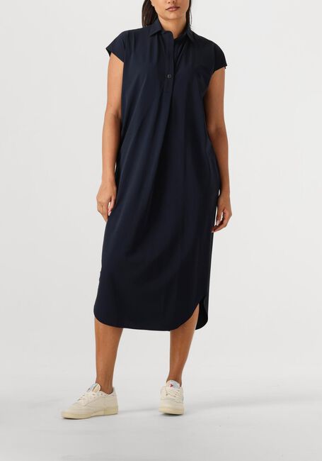 Donkerblauwe PENN & INK Midi jurk DRESS - large