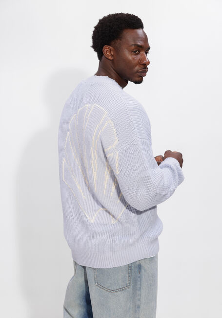 Lichtblauwe NEW AMSTERDAM SURF ASSOCIATION Trui BIG LOGO CREWNECK - large