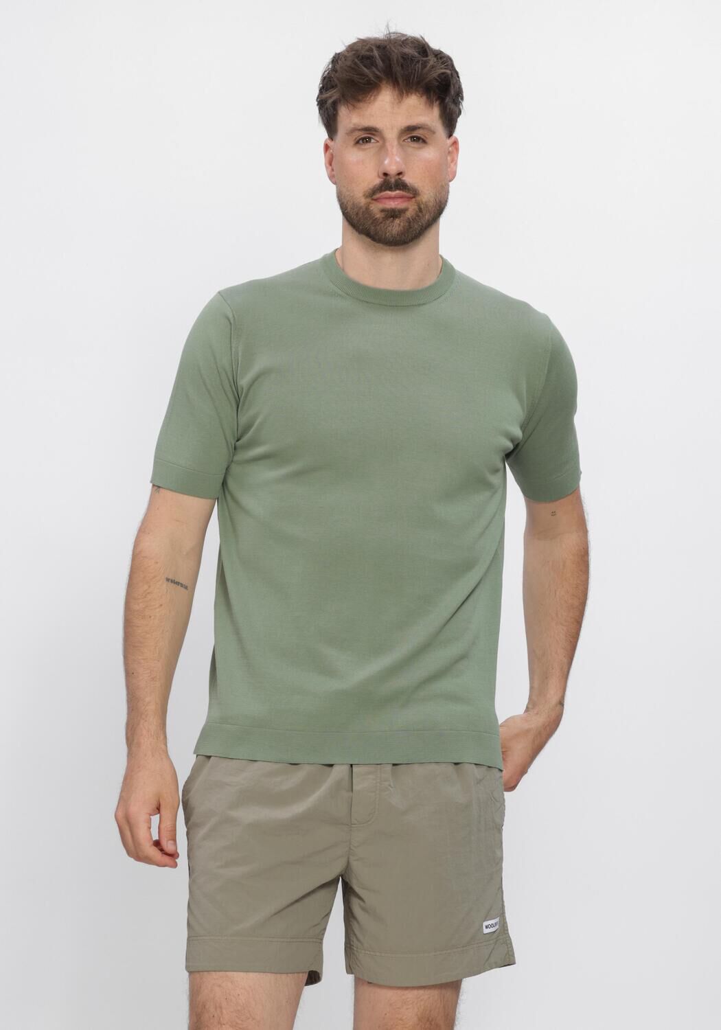 Groene FILIPPO DE LAURENTIIS T-shirt TSHIRT MC - large