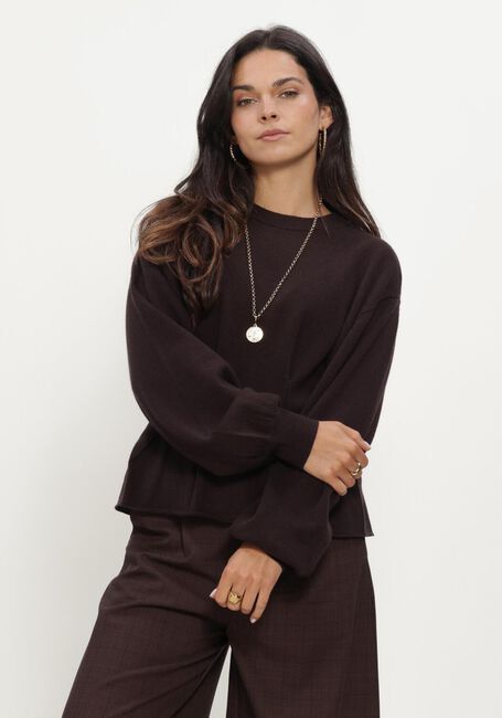 Bruine GESTUZ Truien/vesten GZMANZI WAIST PULLOVER - large