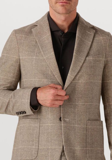 Beige CIRCOLO Colberts FLEECE BLAZER - large