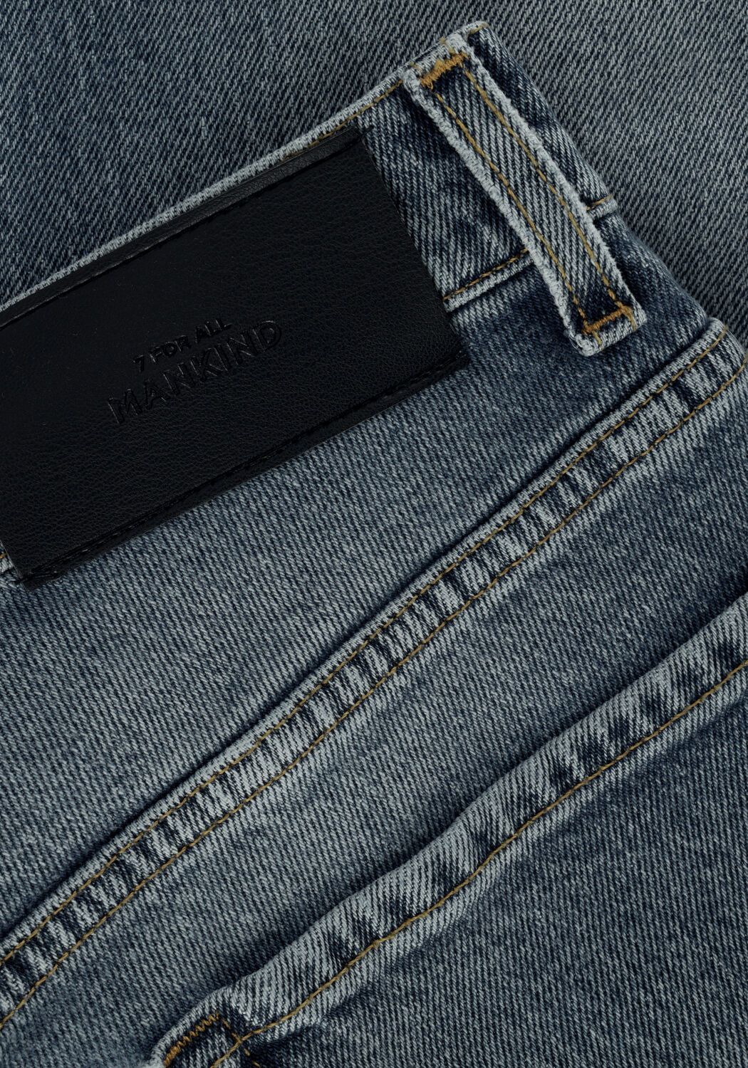 Blauwe 7 FOR ALL MANKIND Straight leg jeans TALL LOGAN STROVEPIPE HIGHER WITH UNROLLED HEM - large