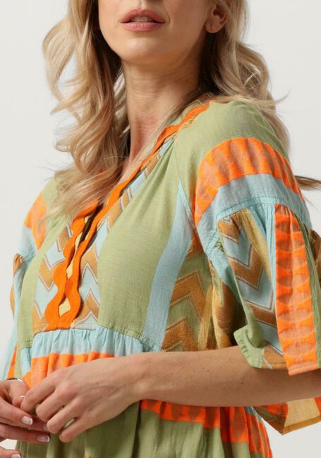Groene NEMA Mini jurk N049 - large