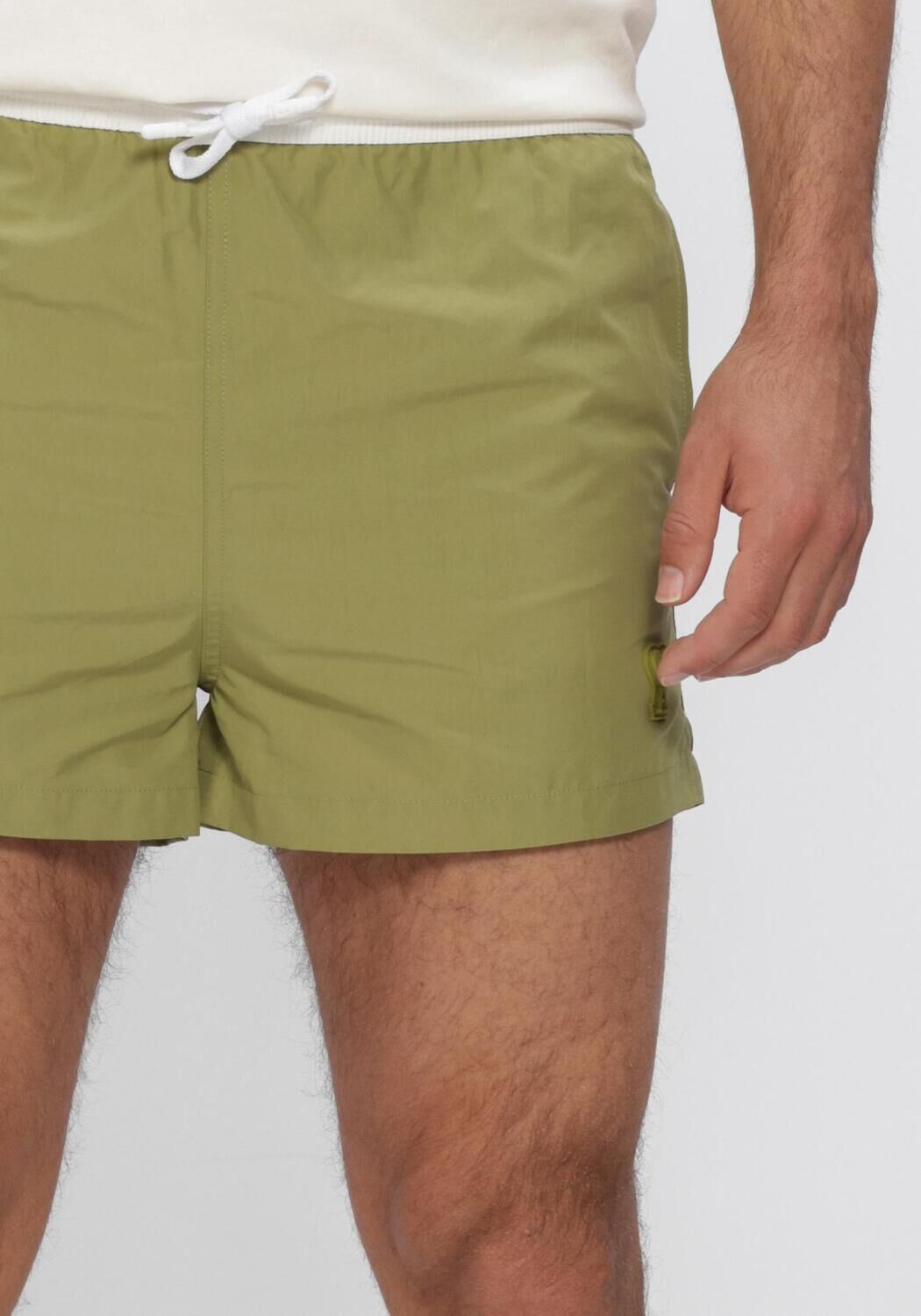 Groene AMI PARIS Zwembroeken BICOLOR SWIMSUIT - large