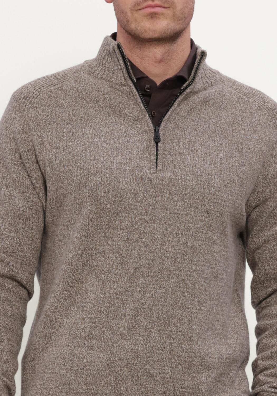 Grijze PEUTEREY Trui BRAILLE GRS 04 - large
