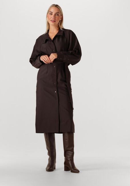 Bruine CO'COUTURE Midi jurk ZELLACC BATWING DRESS - large