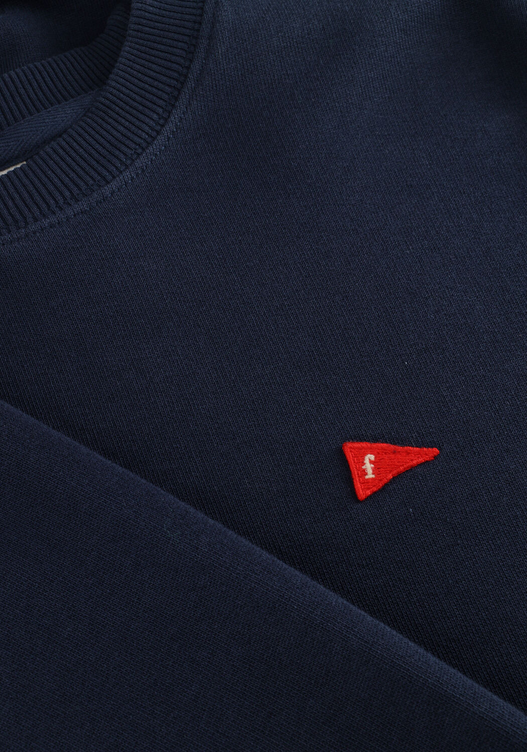 Donkerblauwe FOR&Eacute;T Sweater FLAG SWEATSHIRT - large