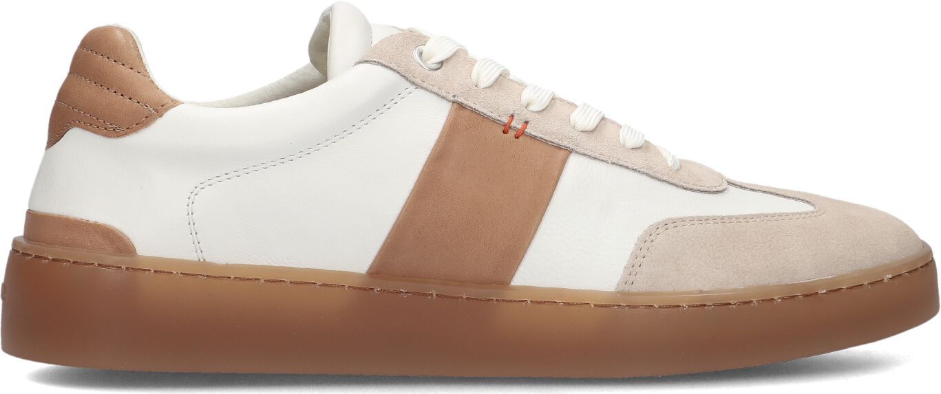 Greve Lage Sneakers Heren Wave, Maat: 46, Materiaal: Leer, Kleur: Beige afbeelding 1