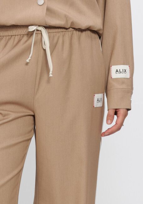 Camel ALIX THE LABEL Broeken LADIES WOVEN 2 TONE PANTS - large