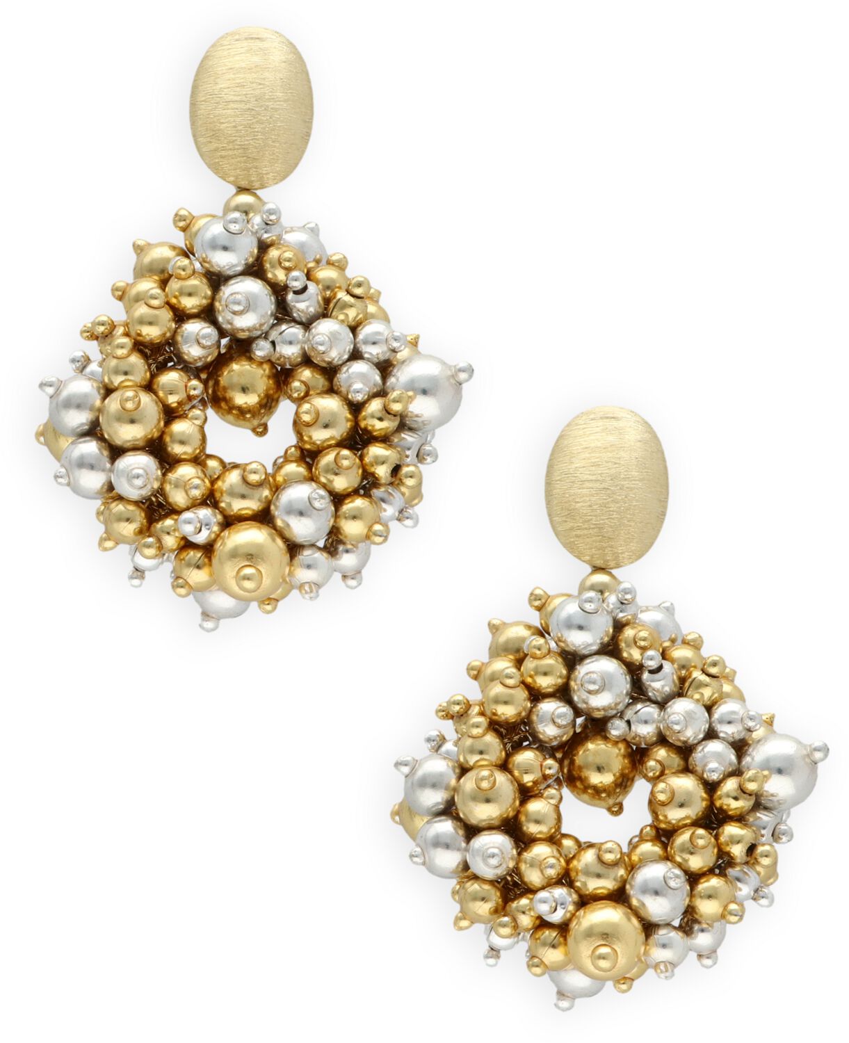 LOTT. gioielli Sieraad
Dames Drop S Irregular Stones, Materiaal: Stainless steel, Kleur: Goudkleurig afbeelding 1