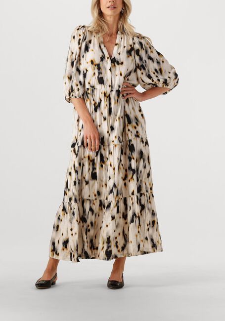 Ecru CO'COUTURE Maxi jurk ELISACC FLOOR DRESS - large