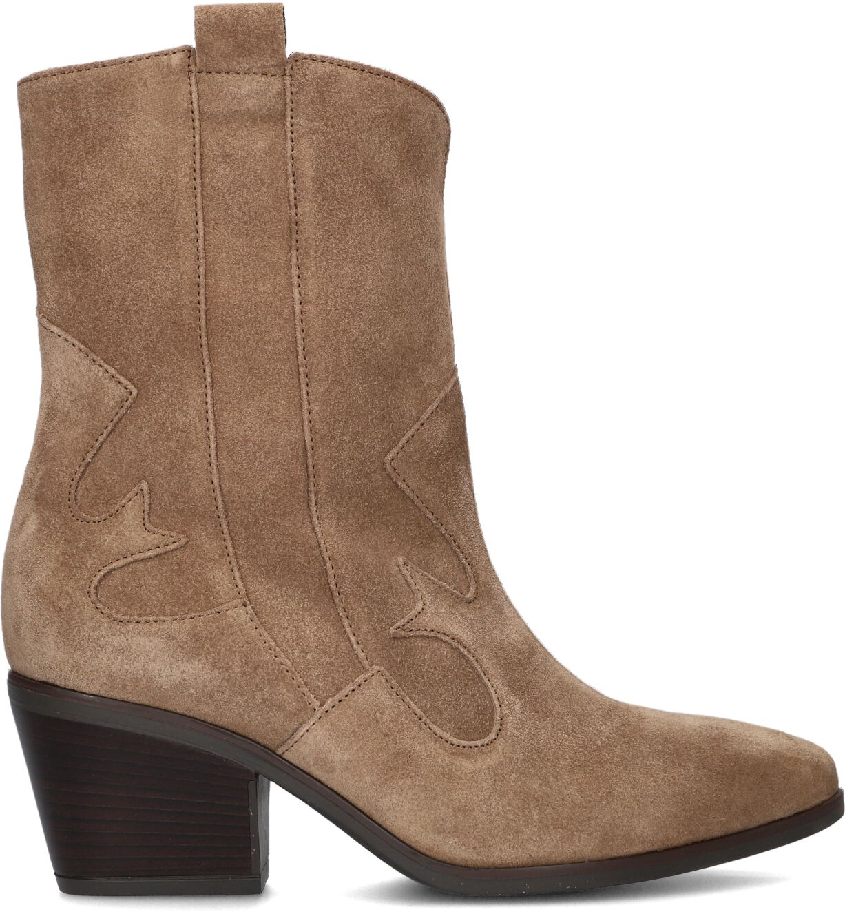 Gabor Cowboylaarzen Dames 695, Maat: 37,5, Materiaal: Suède, Kleur: Camel