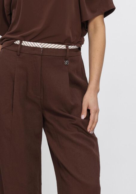 Bruine DANTE6 Wijde broek KENILA WIDE LEG PANTS - large