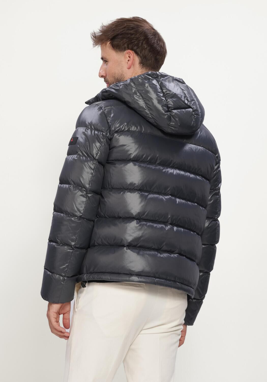 Taupe PEUTEREY Gewatteerde jas HONOVA LKS GRS LINEAR 05 - large