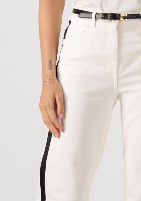 Witte ELISABETTA FRANCHI Straight leg jeans JEANS TROUSERS - large