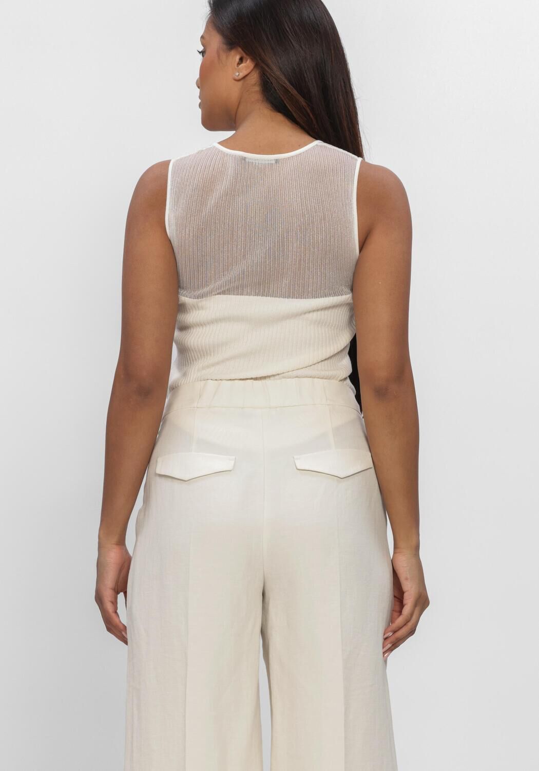 Ecru LUISA CERANO Tops & T-shirts 138775/5940-00 - large