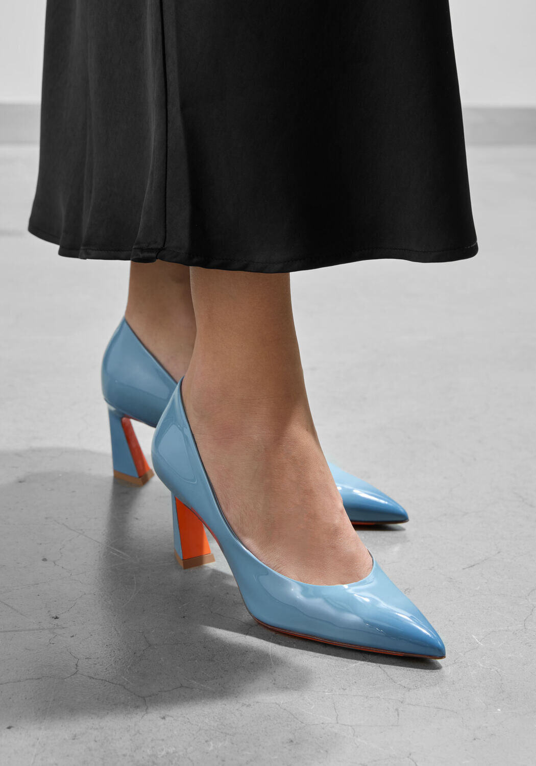 Blauwe SANTONI Pumps 70946 - large