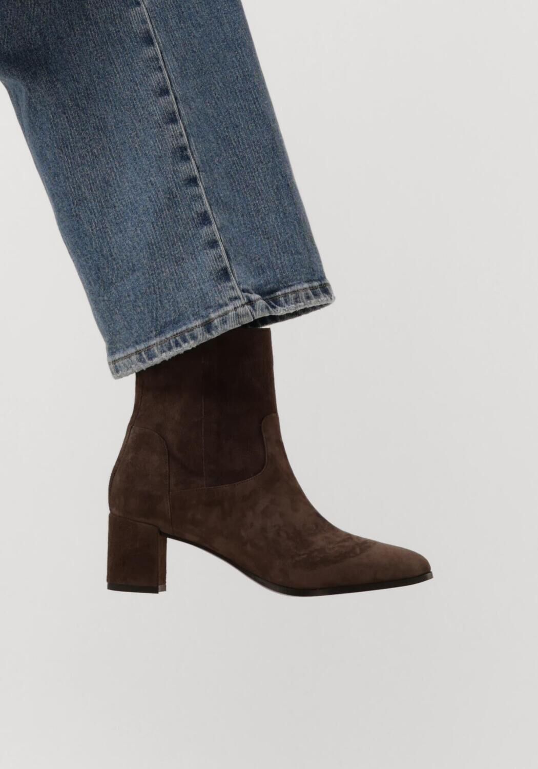 Bruine NOTRE-V Enkellaarsjes 8543 - large