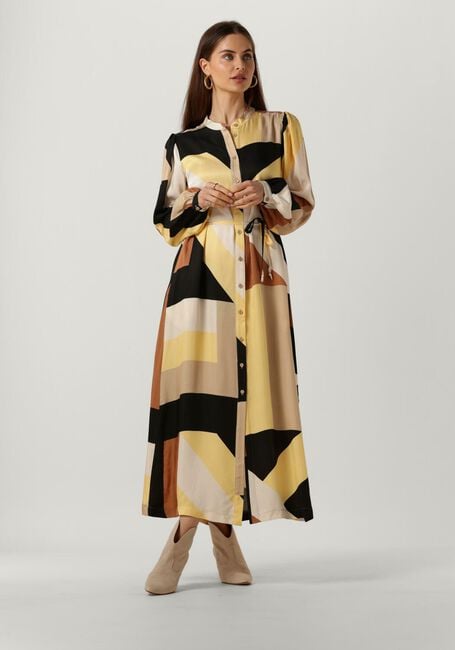 Multi SUMMUM Midi jurk DRESS GRAPHIC LINES - large