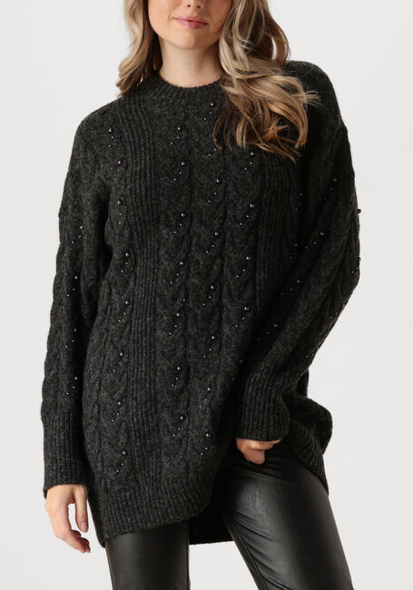 Grijze DANTE6 Vest CROFT PEARL SWEATER - large