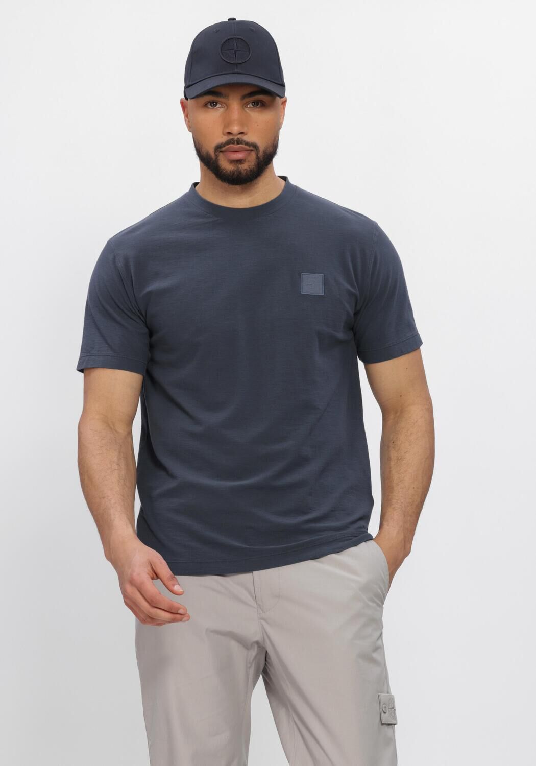 Blauwe STONE ISLAND T-shirt SS T-SHIRT S0F11 - large