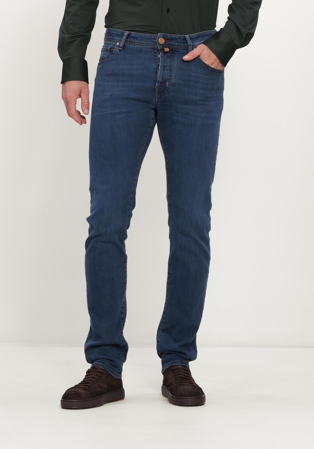 Blauwe JACOB COHEN Slim fit jeans PANT 5 PKT SLIM FIT NICK - large