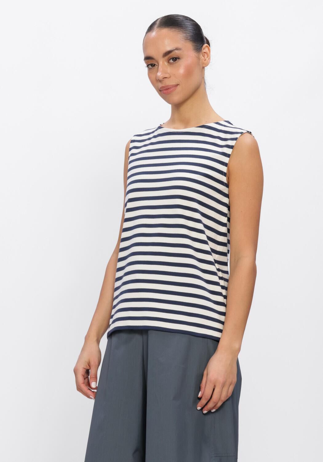 Donkerblauwe MAX MARA Tops & T-shirts SINGLET - large