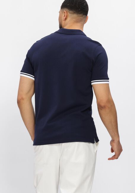 Donkerblauwe FAY Polo POLO SENZA BT. PIQUET STR. STRIPES - large