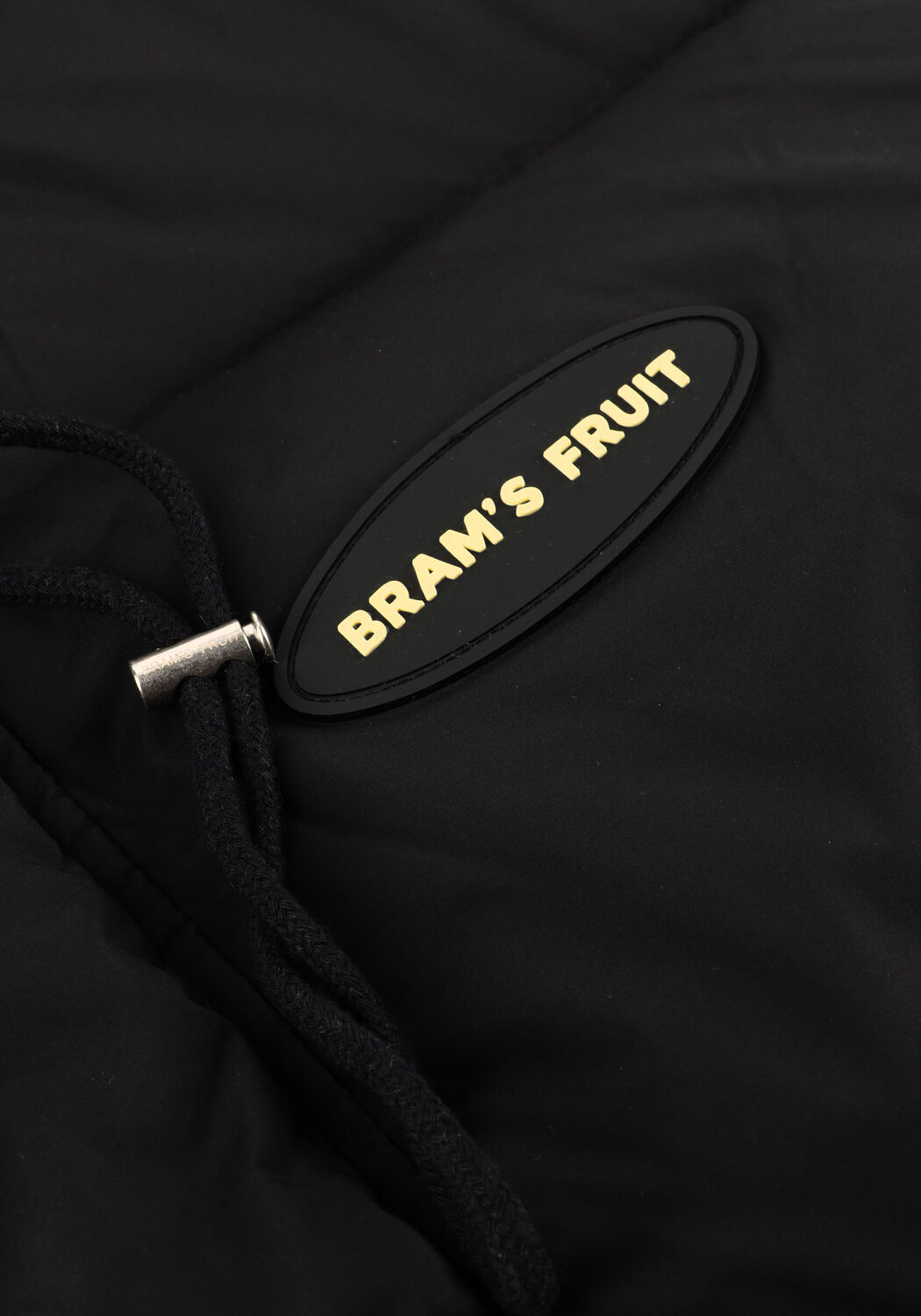 Zwarte BRAM'S FRUIT Gewatteerde jas HOODED PUFFER JACKET - large