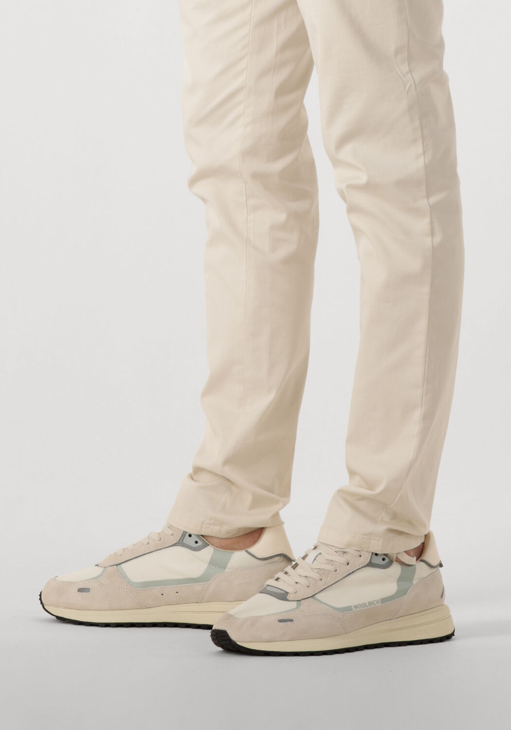 Witte WOOLRICH Lage sneakers RETRO SNEAKER MAN - large