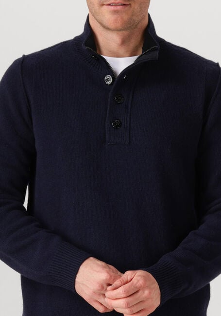 Donkerblauwe STONE ISLAND Trui LS POLO - large