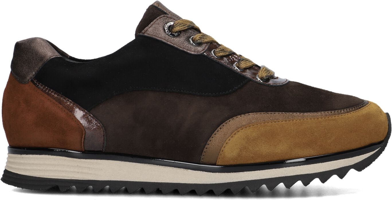 Hassia Lage Sneakers Dames 302054, Maat: 39, Materiaal: Suède, Kleur: Bruin