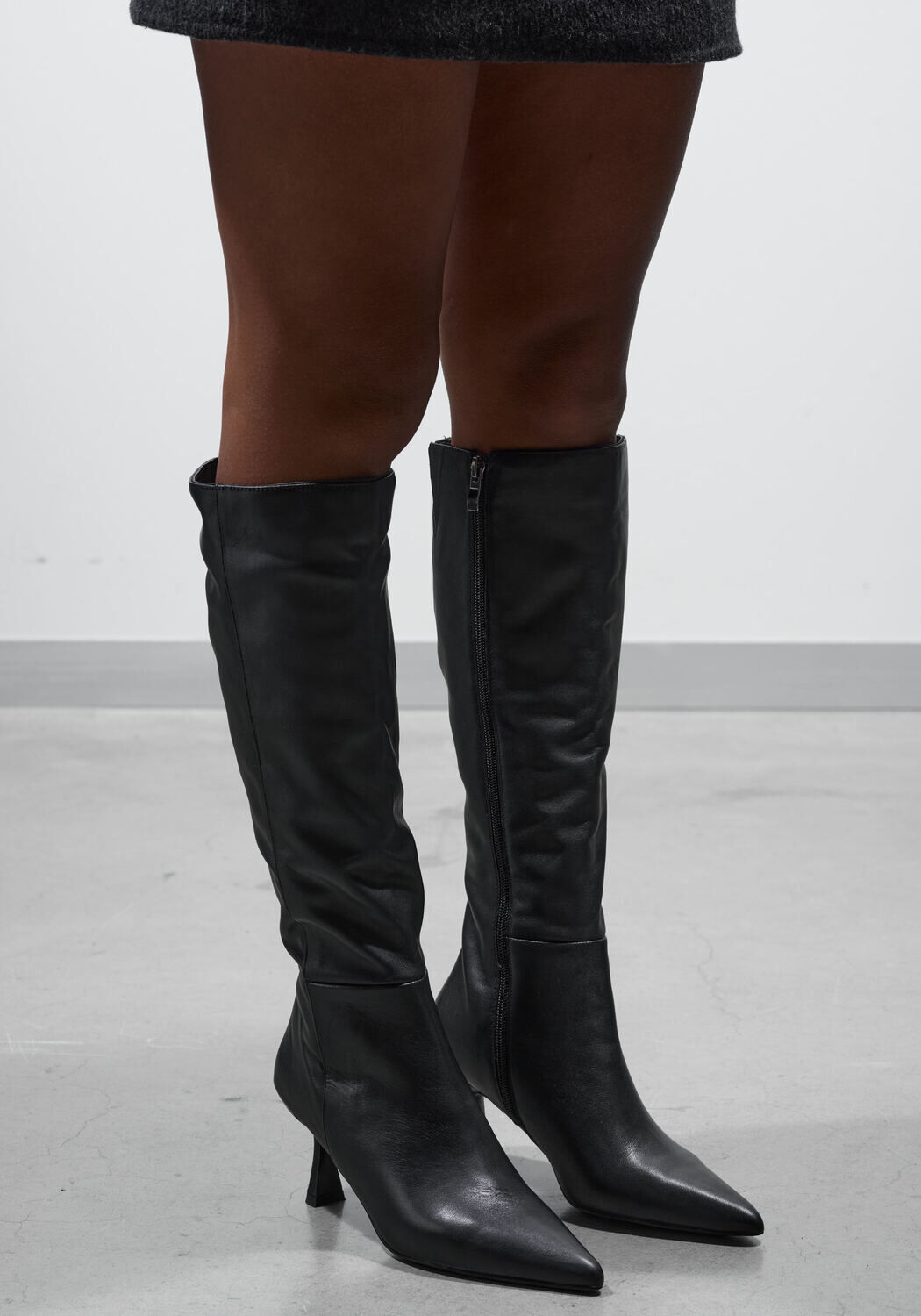 Zwarte STEFANO LAURAN Hoge laarzen BOTA - medium