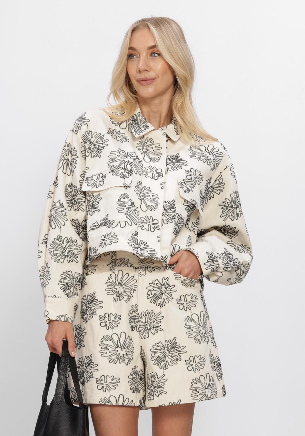 Witte AMAYA AMSTERDAM Jassen MYRA JACKET - large